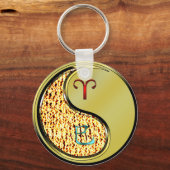 Ram en metalen slang sleutelhanger (Voorkant)