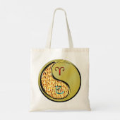 Ram en metalen slang tote bag (Achterkant)