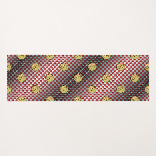 Ram en metalen slang yogamat (Achterkant (horizontaal))