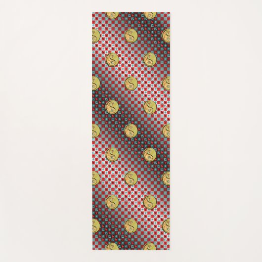 Ram en metalen slang yogamat (Voorkant)