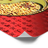 Ram en metalen tijger poster (Hoek)