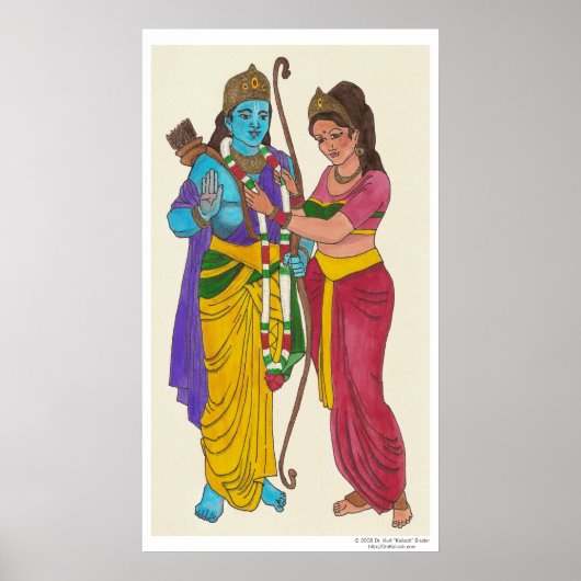 Ram en Sita Poster (Voorkant)