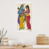 Ram en Sita Poster (Keuken)