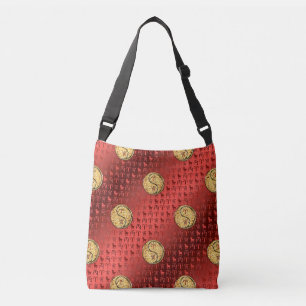 Ram en vuur tijger crossbody tas
