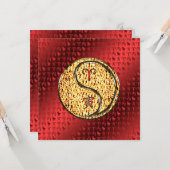 Ram en vuur tijger kaart (Voorkant / Achterkant in situ)