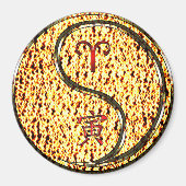 Ram en vuur tijger magneet (Voorkant)