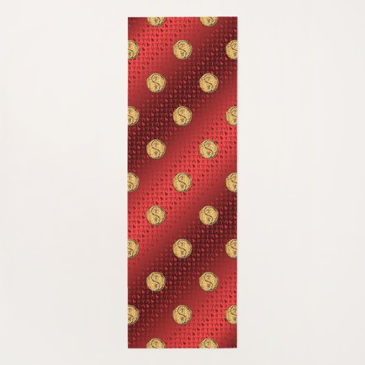 Ram en vuur tijger yogamat (Achterkant)