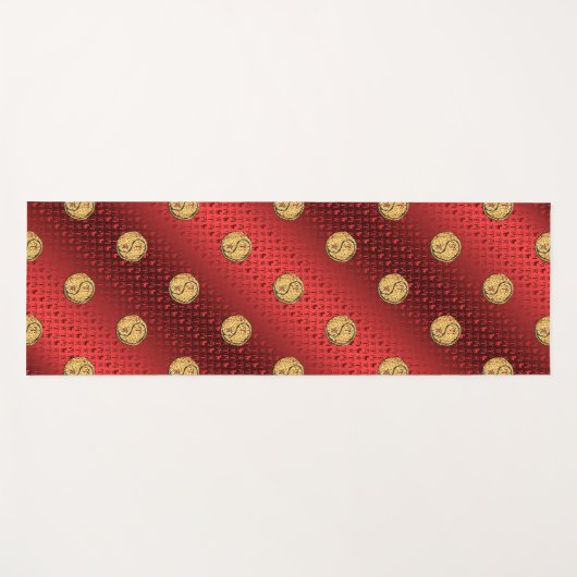 Ram en vuur tijger yogamat (Voorkant (horizontaal))