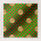 Ram en vuurgeit legpuzzel (Horizontaal)