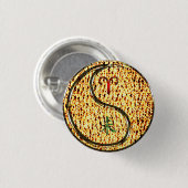 Ram en vuurgeit ronde button 3,2 cm (Voorkant /achterkant)