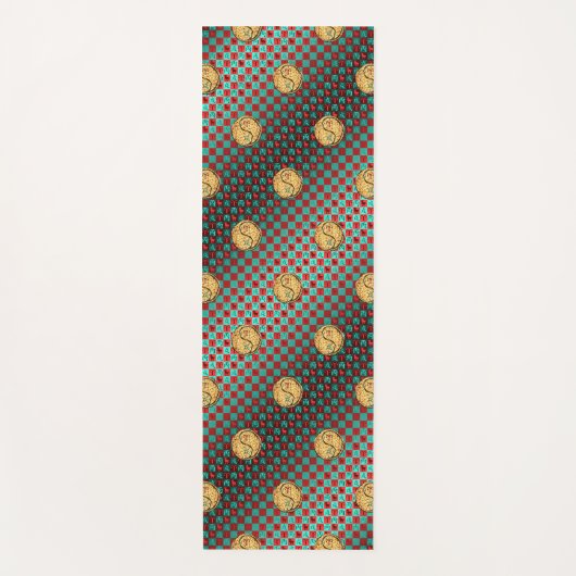 Ram en vuurhond yogamat (Voorkant)