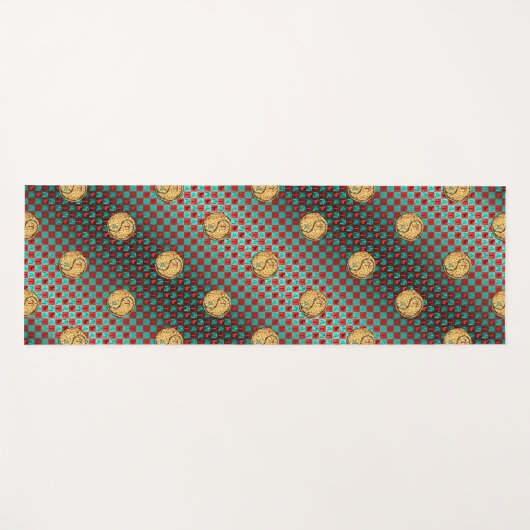 Ram en vuurhond yogamat (Voorkant (horizontaal))