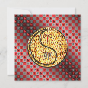 Ram en vuurkonijn kaart