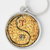 Ram en vuurkonijn sleutelhanger (Voorkant)