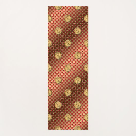 Ram en vuurkonijn yogamat (Voorkant)