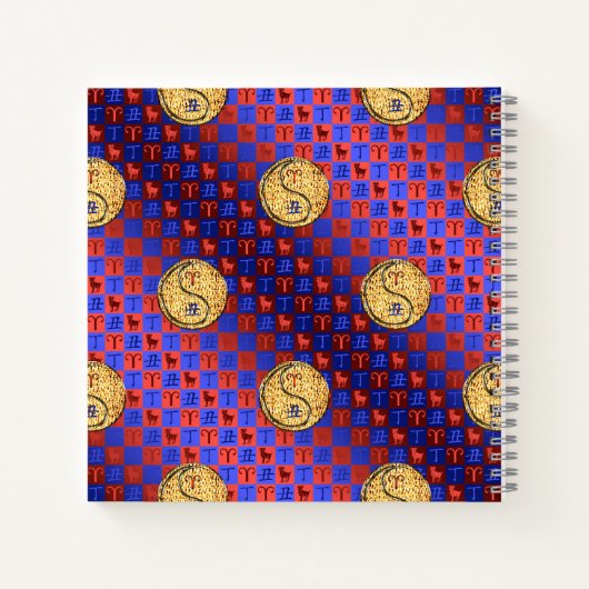 Ram en vuuros notitieboek (Achterkant)