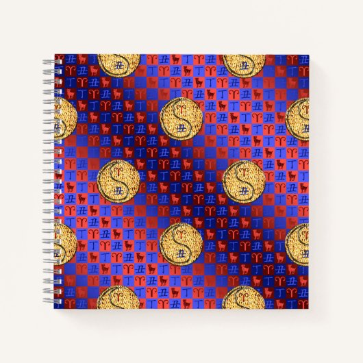 Ram en vuuros notitieboek (Voorkant)