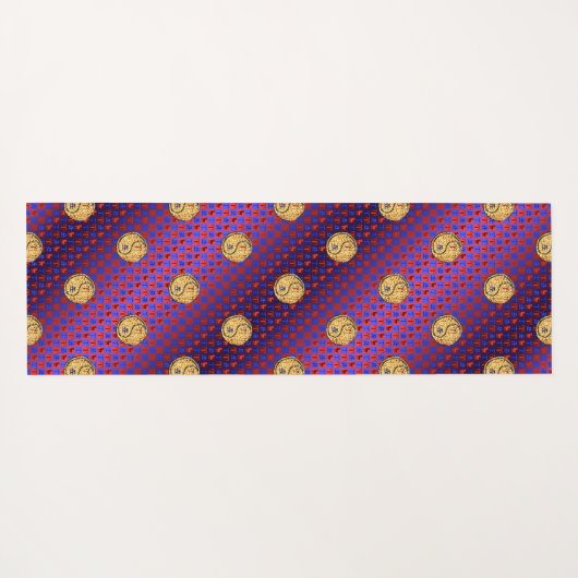 Ram en vuuros yogamat (Achterkant (horizontaal))