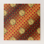 Ram en vuurpaard legpuzzel (Verticaal)