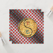 Ram en vuurslang kaart (Voorkant / Achterkant in situ)