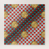 Ram en vuurslang legpuzzel (Horizontaal)