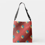 Ram en water tijger crossbody tas (Achterkant)