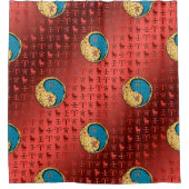 Ram en water tijger douchegordijn (Voorkant)