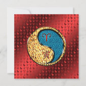 Ram en water tijger kaart (Voorkant)