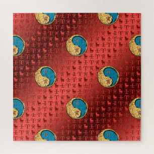 Ram en water tijger legpuzzel