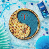 Ram en water tijger papieren bordje (Feest)