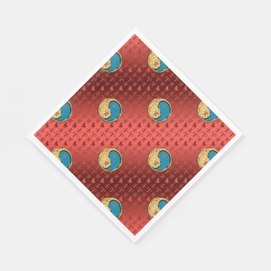 Ram en water tijger servet (Hoek)