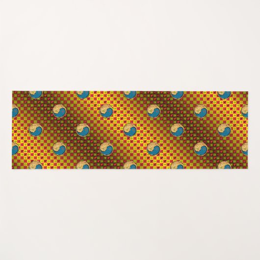 Ram en wateraap yogamat (Voorkant (horizontaal))