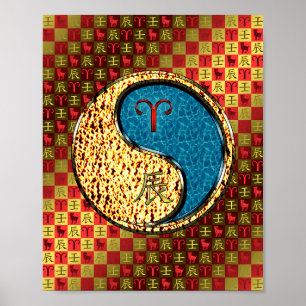 Ram en waterdraak poster