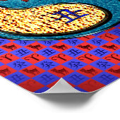 Ram en wateros poster (Hoek)