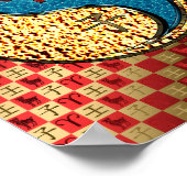 Ram en waterrat poster (Hoek)