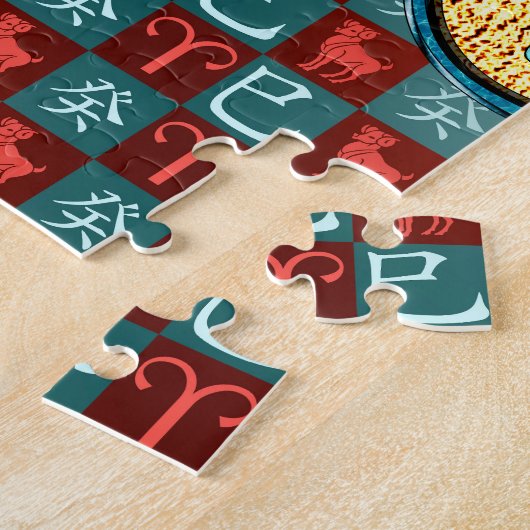 Ram en waterslang legpuzzel (Zijkant)