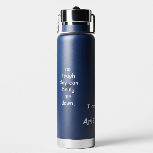Ram Fun & Inspirerend Ontwerp voor Dagelijks Gebru Waterfles (Achterkant)