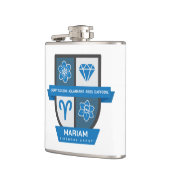 Ram Geboortecrest™ voor 21-31 maart Heupfles (Links)