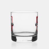 Ram Geboortedag Wapen™ voor 1-19 april Whisky Glas (Links)