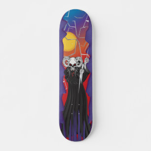Ram Gehoornde Skull Skateboard