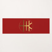 Ram Geit Jaar Goud reliëf effect Symbool Yoga Mat (Achterkant (horizontaal))