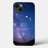 Ram | Gepersonaliseerde Zodiak-sterrenbeeld Case-Mate iPhone Case (Achterkant)