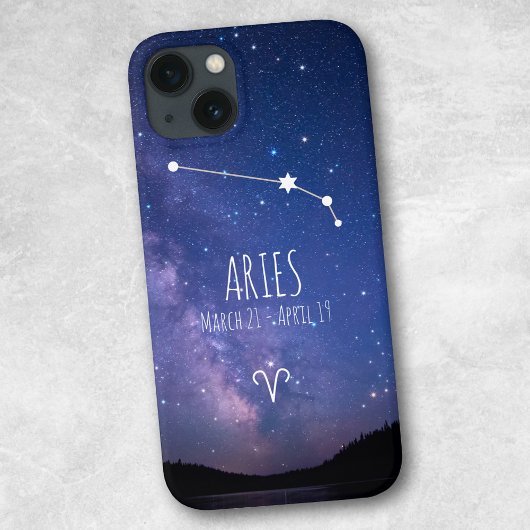 Ram | Gepersonaliseerde Zodiak-sterrenbeeld Case-Mate iPhone Case