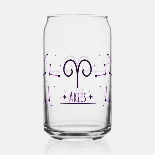 Ram Glas Cadeau voor Ram Sterrenbeeld (Voorkant)