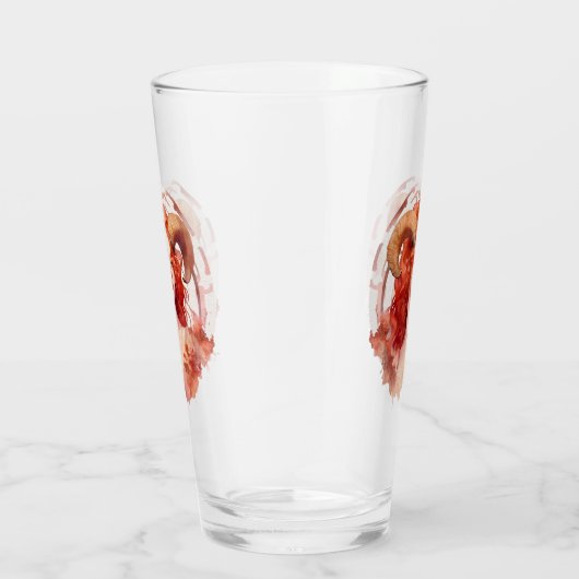 Ram glazen beker (Rechts)