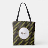 Ram Gouden Astrologie Gepersonaliseerd Tote Bag (Achterkant)