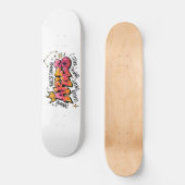 Ram Graffiti Zodiac Persoonlijk Skateboard (Voorkant)