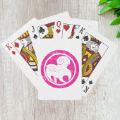 Ram Grunge Roze Aries Astrologie Symbool Pokerkaarten