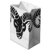Ram Head Medium Cadeauzakje (Achterkant Gekanteld)