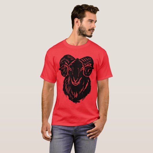 Ram Head T-shirt (Voorkant volledig)